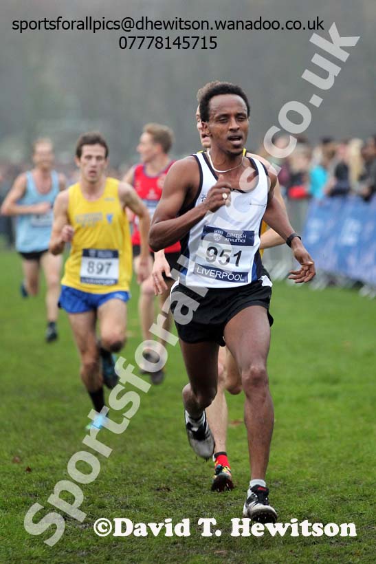 Senior men's European Cross Country Trials, Sefton Park, Liverpool. Photo: David T. Hewitson/Sports for All Pics